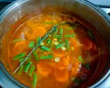 A picture of step 3 of Vegetable Pasta Soup.