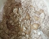 A picture of step 4 of Walnut Chocolate Brownie without egg.