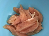 Pechuga de pollo a la crema con verdeo