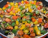 A picture of step 5 of Veggie Loaded Mini Quesadillas.