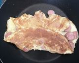 Foto del paso 3 de la receta: Omelette de hot dog en cuarentena