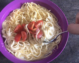 Foto langkah ke 12 dari resep Spaghetti Kuah Susu | Our Channel.