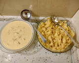 Foto del paso 9 de la receta: Tagliatelle con picantón asado en crema de queso