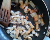 Zöldborsós tokány szarvacska tésztával recept fázis 2 fotója