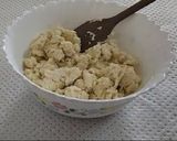 A picture of step 4 of Blueberry and White Chocolate Scones.