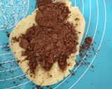 A picture of step 3 of Pinwheel Cookies 😍😍.