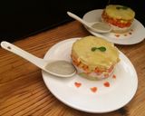 Foto del paso 4 de la receta: Causa de verduras y pollo con salsa de pimiento 💕