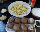 Foto del paso 1 de la receta: Ñoquis caseros con salsa de Portobellos