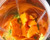 A picture of step 2 of Avocado mango banana smoothie.