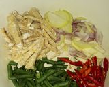 Foto langkah ke 1 dari resep Oseng kacang panjang mix tempe.