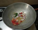 A picture of step 2 of सोया chunks मसाला.