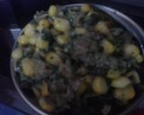 A picture of step 1 of Ravioli in pesto sauce.