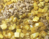 A picture of step 2 of Hamburger and Potato Hash.