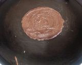 A picture of step 3 of Chocholate Wafer Rolls.