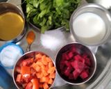 A picture of step 1 of Tortilla (Natural colours) and Pinwheels.