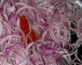 A picture of step 1 of Spring roll filling.