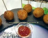 Foto del paso 3 de la receta: Bolitas de arroz con queso curado y jamón york