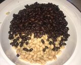 Foto del paso 1 de la receta: Blanco y negro con semillas