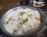 A picture of step 10 of Singaporean rice.