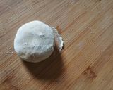 A picture of step 2 of Karari roti.