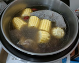 燒酒玉米燉雞湯(簡單料理)的食譜步驟6照片