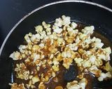 A picture of step 2 of Caramel popcorn bars.