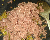 Foto del paso 2 de la receta: Hojaldre relleno de carne picada con salsa barbacoa