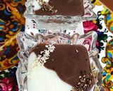 عکس مرحله 2 از دستور فرنی آرد گندم دورنگ