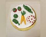 A picture of step 4 of CookPad Birthday Bento Cakes.