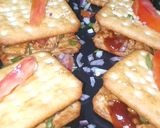 A picture of step 4 of Tuc chicken sandwich 💕ٹک چکن سینڈوچ💕.