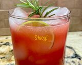 A picture of step 6 of Watermelon and Rosemary Lemonade - Aguas Frescas!.