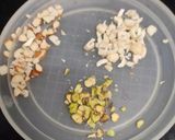 A picture of step 3 of Chikoo kesari.