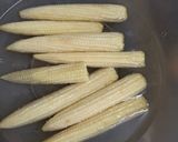 A picture of step 1 of Baby corn stir fry.