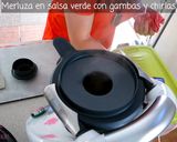 Foto del paso 2 de la receta: Merluza en Salsa Verde con Gambas y Almejas TMX