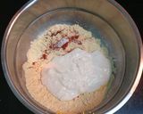 A picture of step 5 of Bread Khaman.