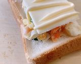 A picture of step 4 of Breakfast Potato Salad Cheese Mayo Toast.