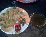 A picture of step 40 of North eastern hot momos with tangy chutney.