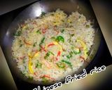 A picture of step 8 of Chinese fried rice.