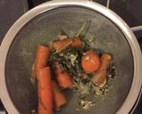 A picture of step 3 of Basic chicken stock.