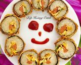 Hình bước làm 3 của món Sushi Chiên Giòn😊