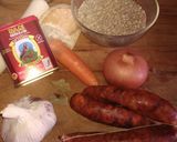 Foto del paso 1 de la receta Lentejas guisadas con picatostes