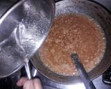 A picture of step 4 of Moong daal burfi.
