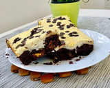 Foto del paso 5 de la receta: Brownie cubierto de cheesecake