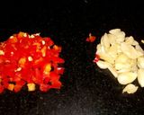 A picture of step 6 of Alexandrian Sausage.