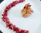 A picture of step 8 of Chatpati Papad Apple potli.