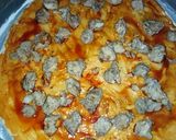 A picture of step 8 of Chicken pizza with crazy dough.