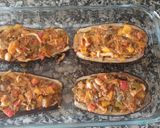 Foto del paso 5 de la receta: Berenjenas rellenas de atún