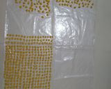 A picture of step 3 of Har bhara dal sandge (green lentil mangodi).