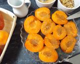 Foto del paso 1 de la receta: Albaricoques asados al whisky con crema de mascarpone