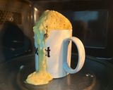 Foto langkah ke 4 dari resep Banana Mug Cake.